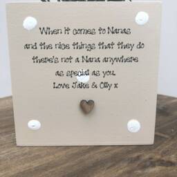 Nana Personalised Flower/Plant Pot Gift Nana Granny Nan Nannie Grandma Gran Nanna Or Any Name. Shabby Chic Style Birthday Christmas Etc - thumbnail 2