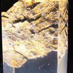 Crystal Gold Resin Night Lamp Olive Wood Epoxy Table Lamp - thumbnail 2