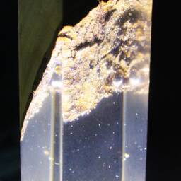 Crystal Gold Resin Night Lamp Olive Wood Epoxy Table Lamp - thumbnail 3