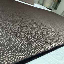 Luxury Bed Runner Brown Black Blean Ashley Wilde Velvet Piped Throw Double/King Super Handmade To Order Kk Pearl Decor - thumbnail 3