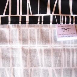 Curtain Panel Black White Checkered Modern Geometrical Decor Cafe Curtain Kitchen Valance Table Runner Napkins Tea Towel Great Gift - thumbnail 3