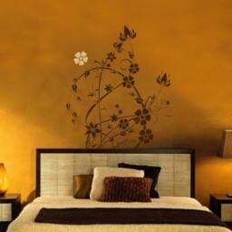 Large Stencil Floral Filigree - Reusable Stencils Instead Of Wall Decals - thumbnail 3
