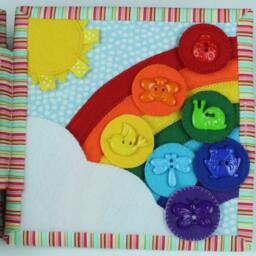 Felt Educational Sensory Toy, Toddler Quiet Book, Busy Baby Activity Gift For Kids - 1-4 Years - thumbnail 4