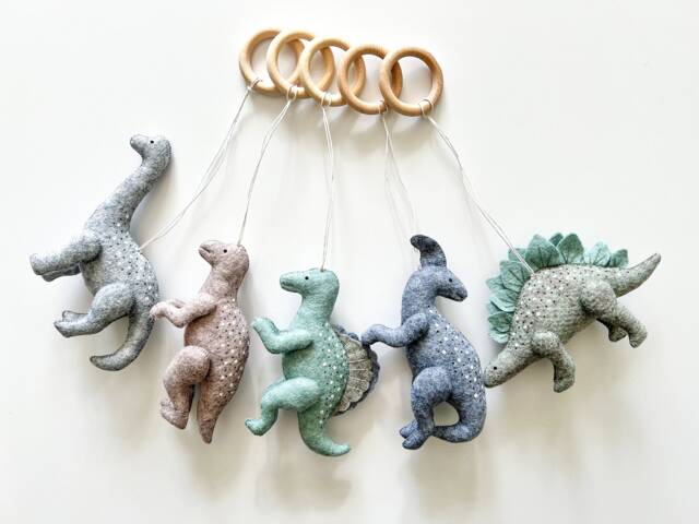 Dinosaur Baby Gym Toys Montessori Nursery Accessory - image 1