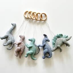 Dinosaur Baby Gym Toys Montessori Nursery Accessory - thumbnail 4