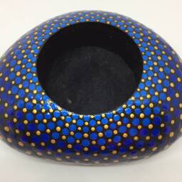 "Mandalastein Tea Light Holder ""Night Blue" - thumbnail 3