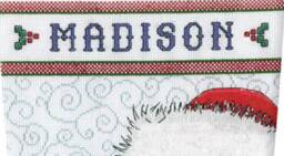 Personalized Christmas Stockings Embroidered Xmas Stocking Custom Embroidery Handmade Cross-Stitch Mantelpiece Decor Family