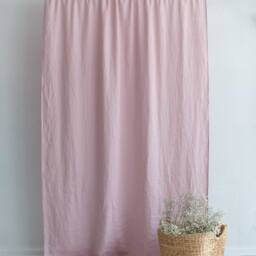 Natural Linen Dusty Pink Color Curtains/Custom Rod Pocket Rustic Blinds Curtains/ Curtains&window Treatments - thumbnail 2