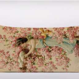 Vintage Flowers Fairy - Customizeable Personlized -Cushion Cover Case Or Stuffed With Insert - thumbnail 2