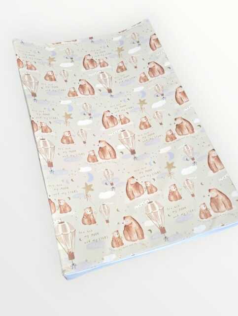 Moonstar Wedge Baby Changing Mat, Baby Bear Wedge Changing Mat, Anti Roll Mat - image 1