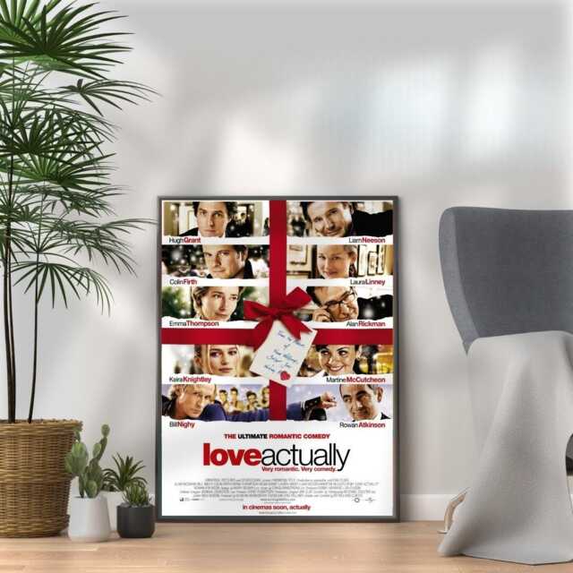Love Actually Movie Poster Christmas Film Wall Art - A3, A4, A5 - image 1