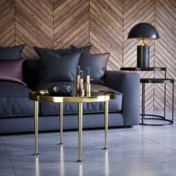16'' Tapered Legs, Brass Furniture Legs, Coffee Table Legs, Brass Bench Ottoman Round Coffee Replacement Legs - thumbnail 3