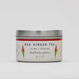 Red Ginger Tea- Scented Candle - Hand Poured in Yorkshire Soy Wax Vegan - thumbnail 1
