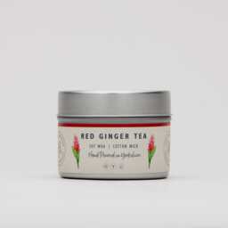 Red Ginger Tea- Scented Candle - Hand Poured in Yorkshire Soy Wax Vegan - thumbnail 2