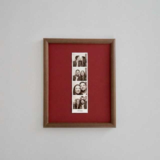 11x14 Walnut Picture Frame With Mat Opening Size 2x3 4x6 5x7 - image 1