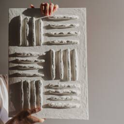 Organic Modern Artwork. Wabi Sabi & Japandi Decor. Textured Painting. Boho Minimalism - thumbnail 1