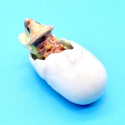 Miniature Ceramic Dinosaur Dino Baby Egg Animal Little Yellow Brown Figurine Small Statue Tiny Decoration Collectible Hand Painted Figure - thumbnail 3