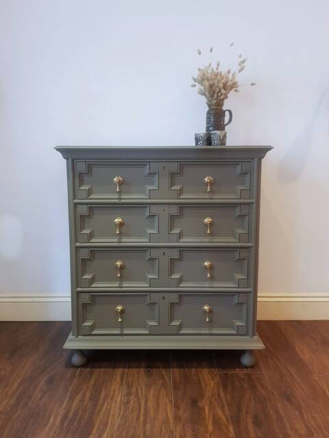Vintage Chest Of Drawers in Olive Green - image 1
