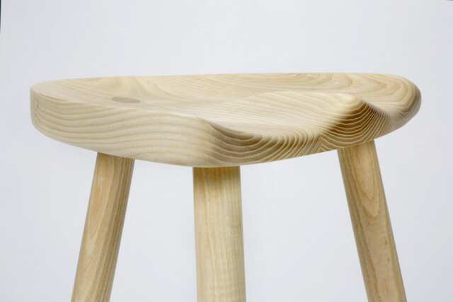 Milking Stool in White Ash - image 1