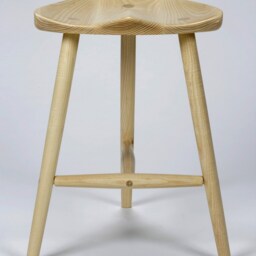 Milking Stool in White Ash - thumbnail 4