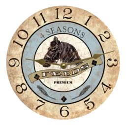 Rustic Horse Clock - 4 Seasons Feeds - thumbnail 1