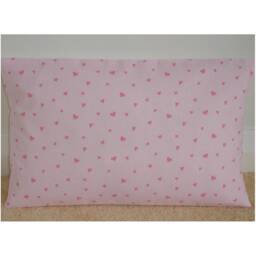Pink Heart Pillow Sham Cushion Cover 12x16 12x20 Laura Ashley Sweetheart Lumbar Bolster Oblong Nursery Case Hearts Slip Pillowcase Baby