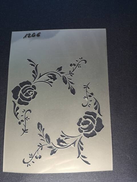 Flower Vine Stencil, Flexible, Reusable, 125Micron, Wall Decor, Home Decor, Furniture Painting, Card Making Craft Stencil From Bitofeverythingbyb