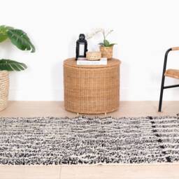 Wool Beni Ourain Rug, Moroccan Rug 3x5 Ft, Authentic Handmade Berber Carpet, Genuine Rug, Area Tapis Berbere, Teppich - thumbnail 2