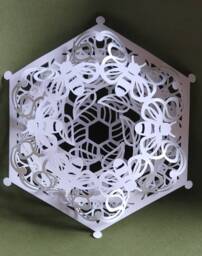 Bee Keeper Paper Snowflake 3D Ornament For All Year Round - thumbnail 1