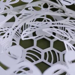Bee Keeper Paper Snowflake 3D Ornament For All Year Round - thumbnail 3