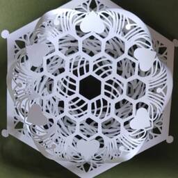 Bee Keeper Paper Snowflake 3D Ornament For All Year Round - thumbnail 2
