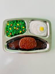Retro Tv Dinner Wall Decor Glitter Resin Sculpture - thumbnail 4