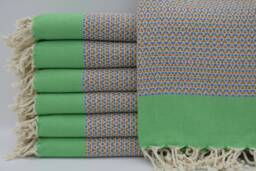 "Turkish Towel, Beach Towel, Turkish Peshtemal, 40""x70" - thumbnail 1