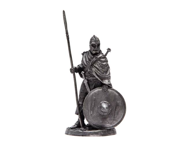 Tin 54mm Anglo-Saxon Warrior 6 Ad 1/32 Scale Figure - image 1