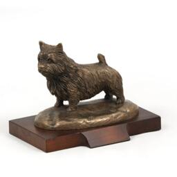 Norwich Terrier, Dog Wooden Base Statue, Limited Edition, Artdog - thumbnail 2