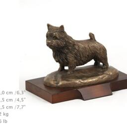 Norwich Terrier, Dog Wooden Base Statue, Limited Edition, Artdog - thumbnail 3