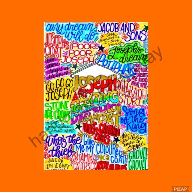 Joseph - Musical Theatre Poster, Broadway Wall Art, Lover Gift, Music Home Decor - image 1