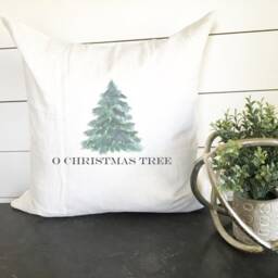 O Christmas Tree Pillow Cover, 18 X Decor, Holiday Pillow, Gift, Farmhouse Gift - thumbnail 3