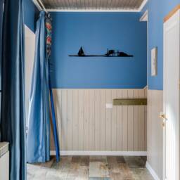The Fishery & The Sailboat - Powder-Coated Metal Wall Decoration - thumbnail 3