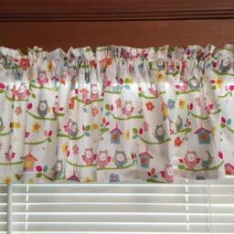 Baby Birds & Birdhouses Nursery Window Valance ~ 42 - thumbnail 2