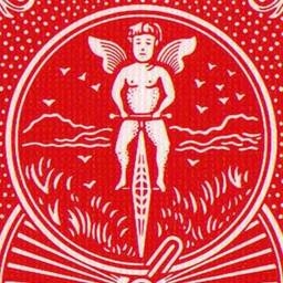 Bicycle Rider Backs Art Plate Painting - Original Playing Card Poker Texas Hold'em Decor Man Cave 8 - thumbnail 4