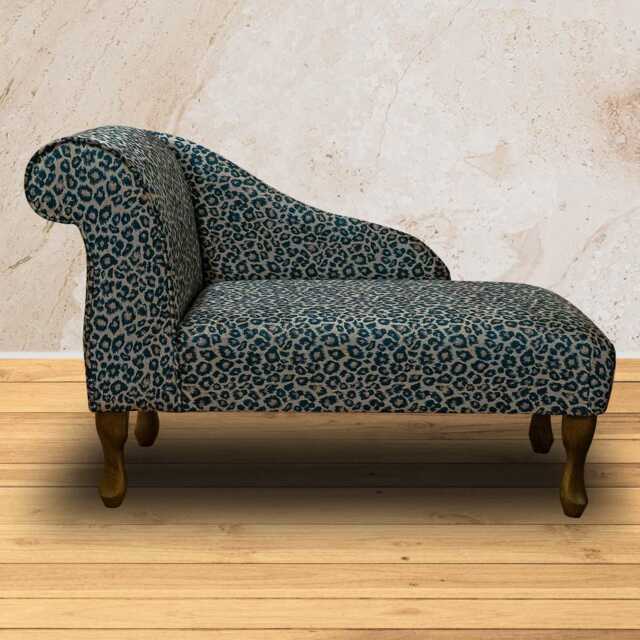 Luxe Leopard Print Chaise Longue - Made To Order in Britain - image 1
