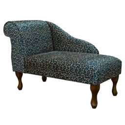Luxe Leopard Print Chaise Longue - Made To Order in Britain - thumbnail 2