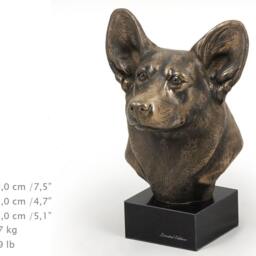 Corgi Pembroke, Dog Marble Statue, Limited Edition, Artdog. Made Of Cold Cast Bronze. Perfect Gift. Limited Edition - thumbnail 4