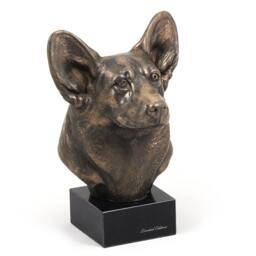 Corgi Pembroke, Dog Marble Statue, Limited Edition, Artdog. Made Of Cold Cast Bronze. Perfect Gift. Limited Edition - thumbnail 2