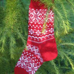 Knitted Christmas Stockings Set Of 4 Knit Holiday Santa Socks For Gifts Scandinavian Customized - thumbnail 4