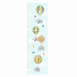 High Flying Elephants Growth Chart - Neutral Peel-And-stick Wall Decal Mej - thumbnail 1