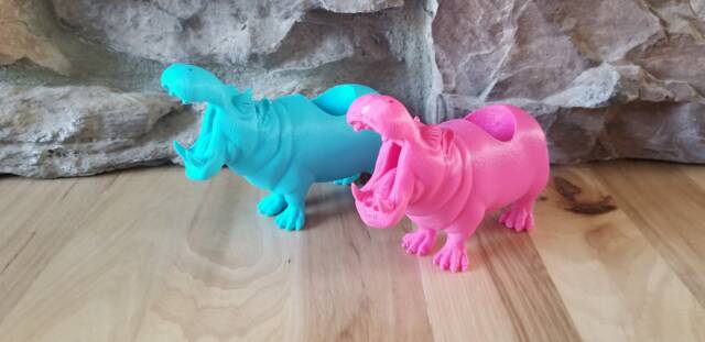 Hippo 3D Printed Planter - image 1