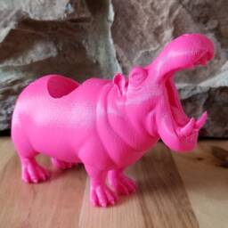 Hippo 3D Printed Planter - thumbnail 2