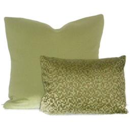 "Crypton Green Megapixel Pillow Cover 12"" X 16" - thumbnail 4